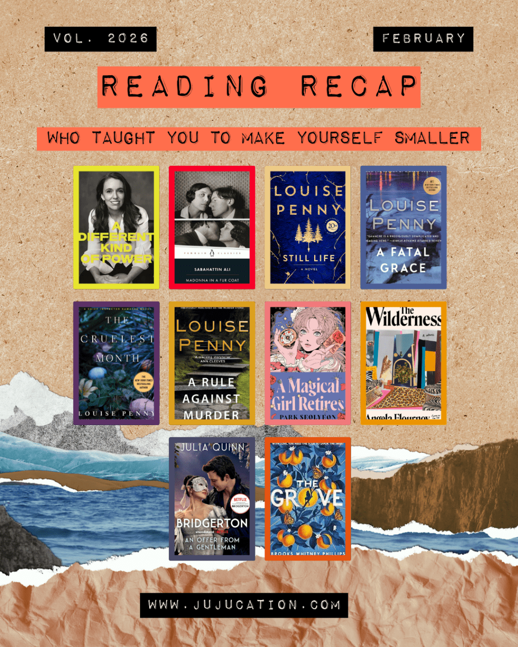 February Recap: Who Taught You to Make Yourself&nbsp;Smaller