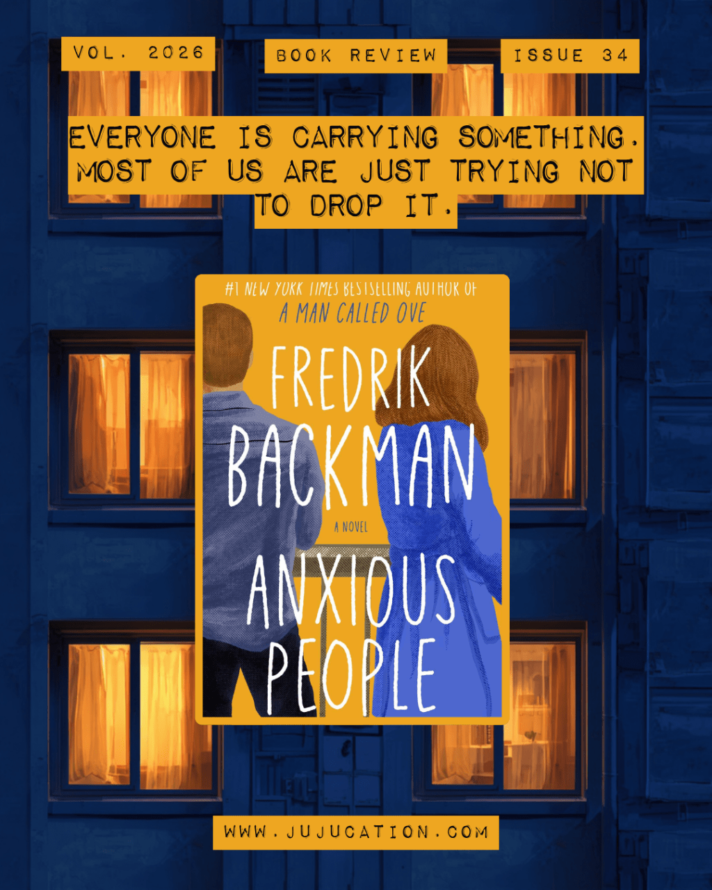 Anxious People by Fredrik Backman — A Review That Got Away From&nbsp;Me